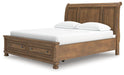 Feddinger Panel Storage Bed - Furniture Bros & Mattress (Bolingbrook, IL)