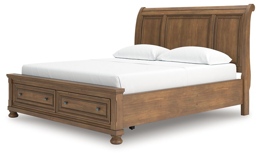 Feddinger Panel Storage Bed - Furniture Bros & Mattress (Bolingbrook, IL)