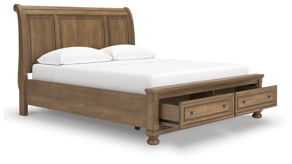 Feddinger Panel Storage Bed - Furniture Bros & Mattress (Bolingbrook, IL)