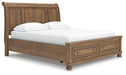 Feddinger Panel Storage Bed - Furniture Bros & Mattress (Bolingbrook, IL)