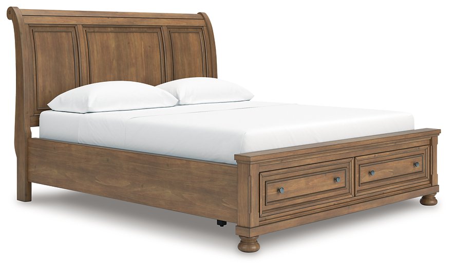 Feddinger Panel Storage Bed - Furniture Bros & Mattress (Bolingbrook, IL)