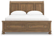 Feddinger Panel Storage Bed - Furniture Bros & Mattress (Bolingbrook, IL)