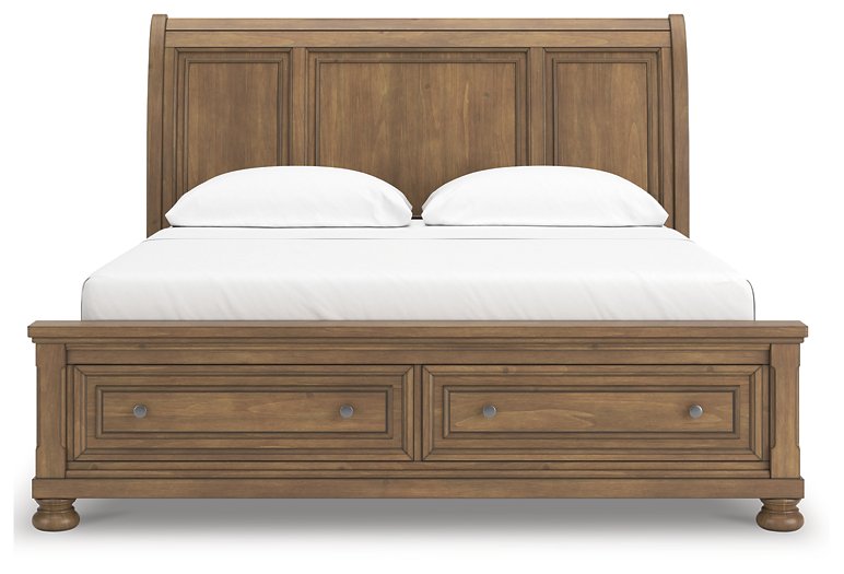 Feddinger Panel Storage Bed - Furniture Bros & Mattress (Bolingbrook, IL)
