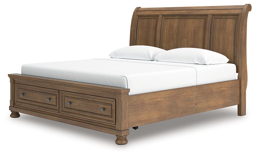 Feddinger Panel Storage Bed - Furniture Bros & Mattress (Bolingbrook, IL)
