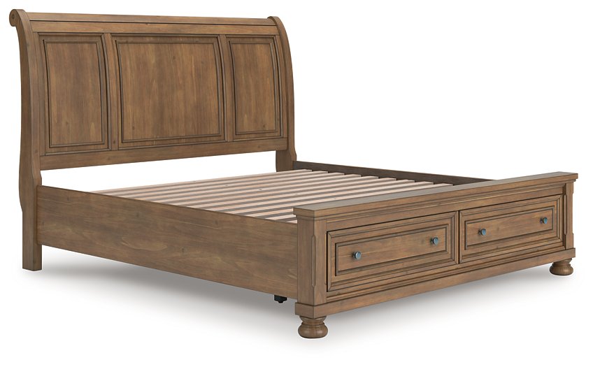 Feddinger Panel Storage Bed - Furniture Bros & Mattress (Bolingbrook, IL)