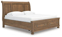 Feddinger Panel Storage Bed - Furniture Bros & Mattress (Bolingbrook, IL)