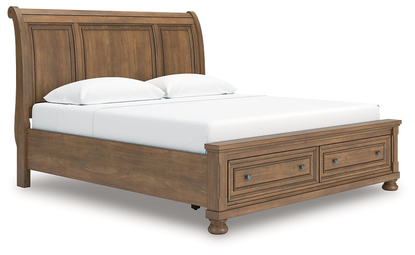 Feddinger Panel Storage Bed - Furniture Bros & Mattress (Bolingbrook, IL)