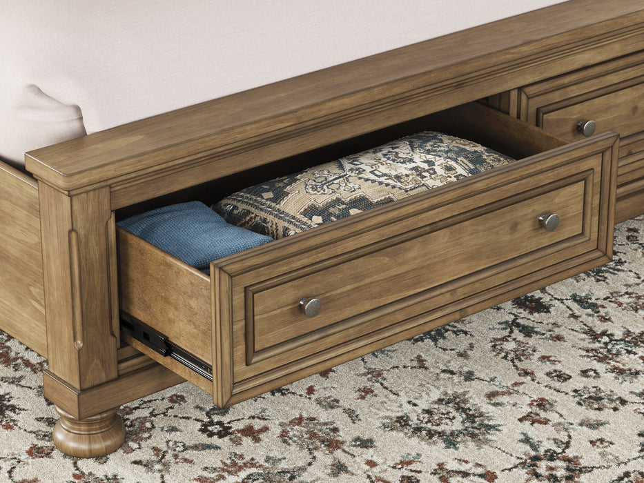 Feddinger Panel Storage Bed - Furniture Bros & Mattress (Bolingbrook, IL)