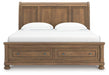Feddinger Panel Storage Bed - Furniture Bros & Mattress (Bolingbrook, IL)