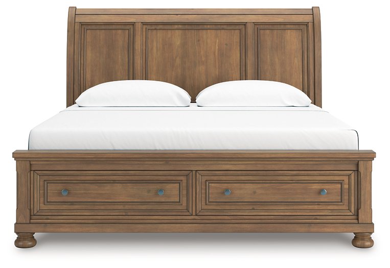 Feddinger Panel Storage Bed - Furniture Bros & Mattress (Bolingbrook, IL)