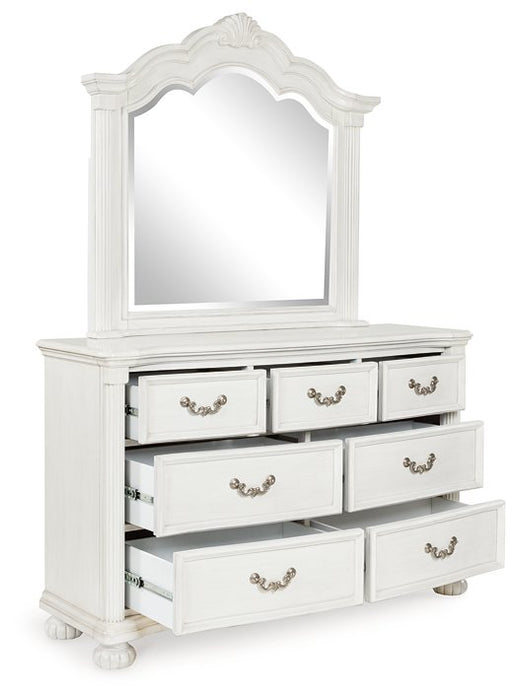 Montelaine Dresser and Mirror - Furniture Bros & Mattress (Bolingbrook, IL)
