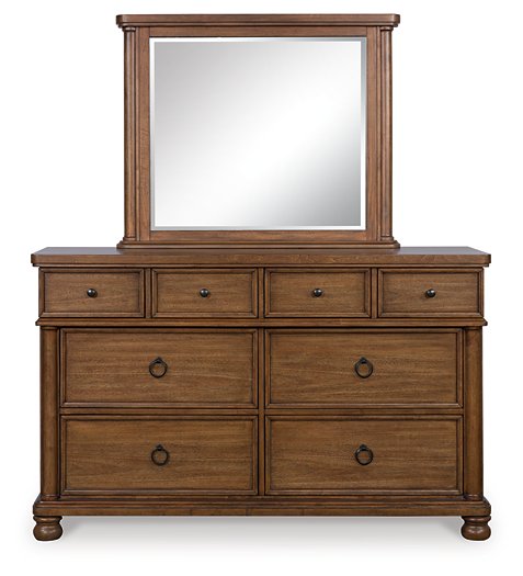 Chadworth Dresser and Mirror - Furniture Bros & Mattress (Bolingbrook, IL)