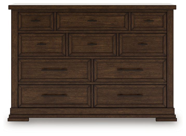 Taffenbrook Dresser and Mirror - Furniture Bros & Mattress (Bolingbrook, IL)