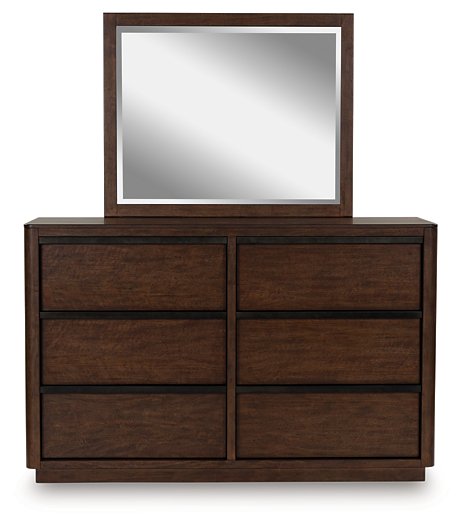 Dilenno Dresser and Mirror - Furniture Bros & Mattress (Bolingbrook, IL)