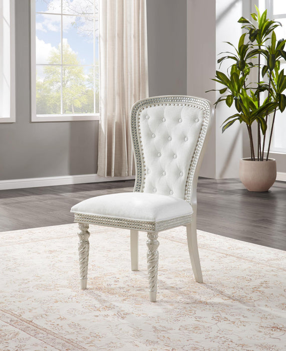 Silver Side Chair