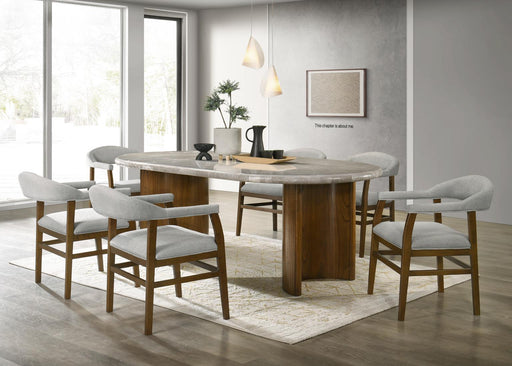 D071 Dining Table-Side Chairs - Furniture Bros & Mattress (Bolingbrook, IL)