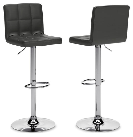 Bellatier Adjustable Height Bar Stool - Furniture Bros & Mattress (Bolingbrook, IL)
