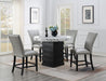 D141 Counter Table-4 Chairs - Furniture Bros & Mattress (Bolingbrook, IL)