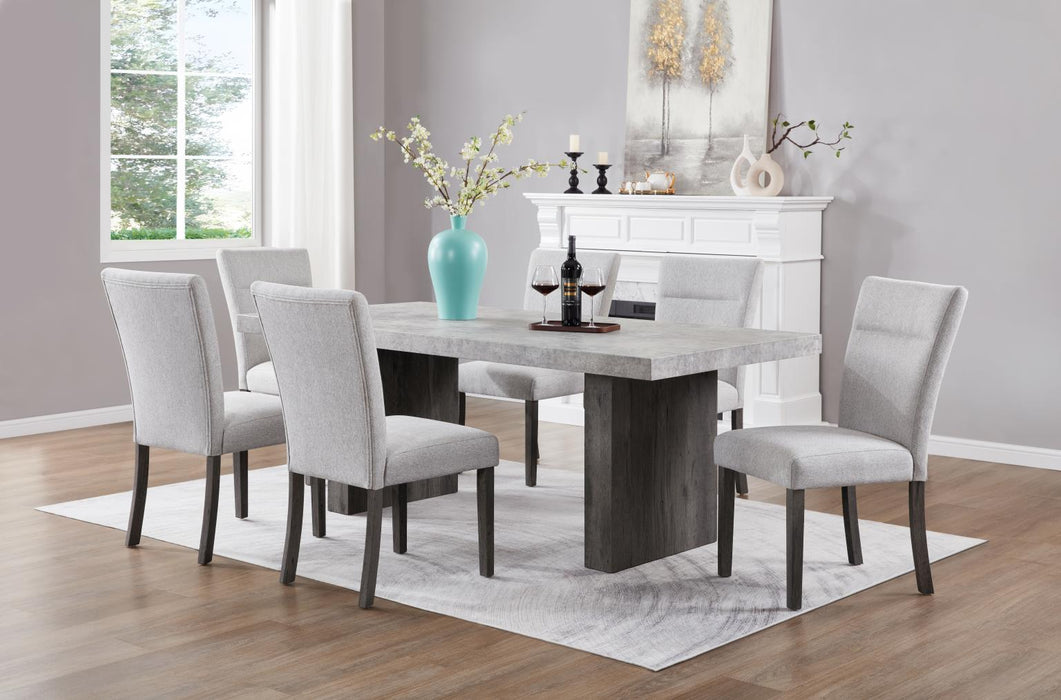 Dining Table & 6 Side Chairs