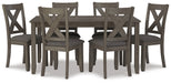 Caitbrook Dining Table and Chairs (Set of 7) - Furniture Bros & Mattress (Bolingbrook, IL)