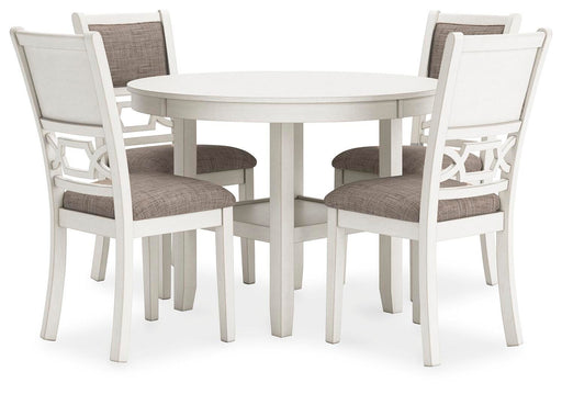 Erinberg Dining Table and 4 Chairs (Set of 5) - Furniture Bros & Mattress (Bolingbrook, IL)