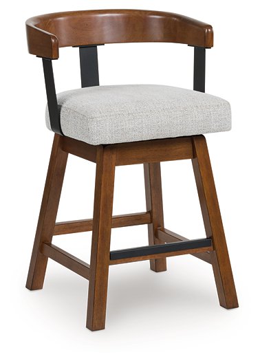 Ralene Counter Height Barstool (Set of 2) - Furniture Bros & Mattress (Bolingbrook, IL)