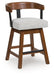 Ralene Counter Height Barstool (Set of 2) - Furniture Bros & Mattress (Bolingbrook, IL)