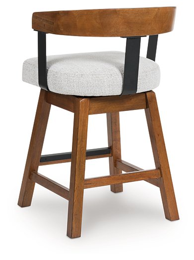 Ralene Counter Height Barstool (Set of 2) - Furniture Bros & Mattress (Bolingbrook, IL)