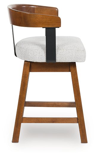 Ralene Counter Height Barstool (Set of 2) - Furniture Bros & Mattress (Bolingbrook, IL)