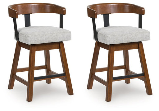 Ralene Counter Height Barstool (Set of 2) - Furniture Bros & Mattress (Bolingbrook, IL)