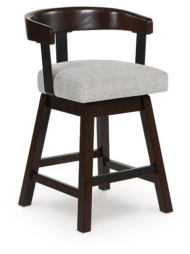 Haddigan Counter Height Barstool (Set of 2) - Furniture Bros & Mattress (Bolingbrook, IL)
