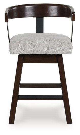Haddigan Counter Height Barstool (Set of 2) - Furniture Bros & Mattress (Bolingbrook, IL)