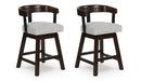 Haddigan Counter Height Barstool (Set of 2) - Furniture Bros & Mattress (Bolingbrook, IL)