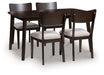 Mallenette Dining Table and 4 Chairs (Set of 5) - Furniture Bros & Mattress (Bolingbrook, IL)