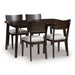 Mallenette Dining Table and 4 Chairs (Set of 5) - Furniture Bros & Mattress (Bolingbrook, IL)