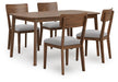 Tameride Dining Table and 4 Chairs (Set of 5) - Furniture Bros & Mattress (Bolingbrook, IL)
