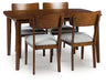 Tameride Dining Table and 4 Chairs (Set of 5) - Furniture Bros & Mattress (Bolingbrook, IL)