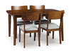 Tameride Dining Table and 4 Chairs (Set of 5) - Furniture Bros & Mattress (Bolingbrook, IL)