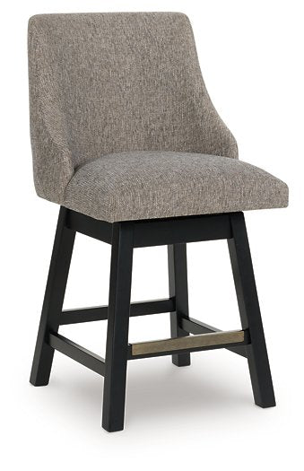 Neymorton Counter Height Barstool (Set of 2) - Furniture Bros & Mattress (Bolingbrook, IL)