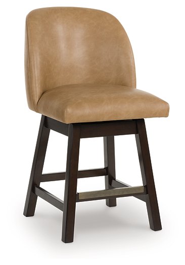 Neymorton Counter Height Barstool (Set of 2) - Furniture Bros & Mattress (Bolingbrook, IL)