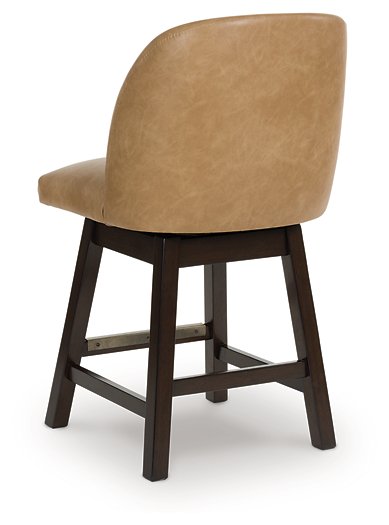 Neymorton Counter Height Barstool (Set of 2) - Furniture Bros & Mattress (Bolingbrook, IL)