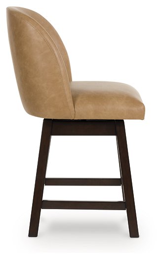 Neymorton Counter Height Barstool (Set of 2) - Furniture Bros & Mattress (Bolingbrook, IL)