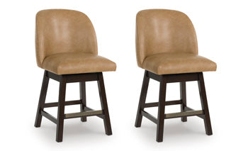 Neymorton Counter Height Barstool (Set of 2) - Furniture Bros & Mattress (Bolingbrook, IL)