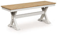 Purlaney 48" Dining Bench - Furniture Bros & Mattress (Bolingbrook, IL)
