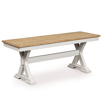 Purlaney 48" Dining Bench - Furniture Bros & Mattress (Bolingbrook, IL)