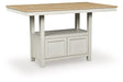 Purlaney Counter Height Dining Table - Furniture Bros & Mattress (Bolingbrook, IL)