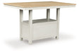 Purlaney Counter Height Dining Table - Furniture Bros & Mattress (Bolingbrook, IL)