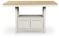 Purlaney Counter Height Dining Table - Furniture Bros & Mattress (Bolingbrook, IL)