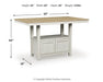 Purlaney Counter Height Dining Table - Furniture Bros & Mattress (Bolingbrook, IL)