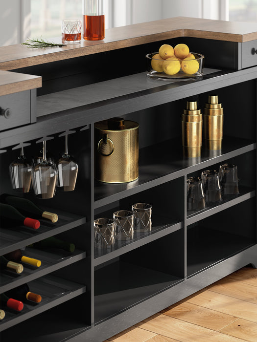 Wildenauer 78" Bar - Furniture Bros & Mattress (Bolingbrook, IL)
